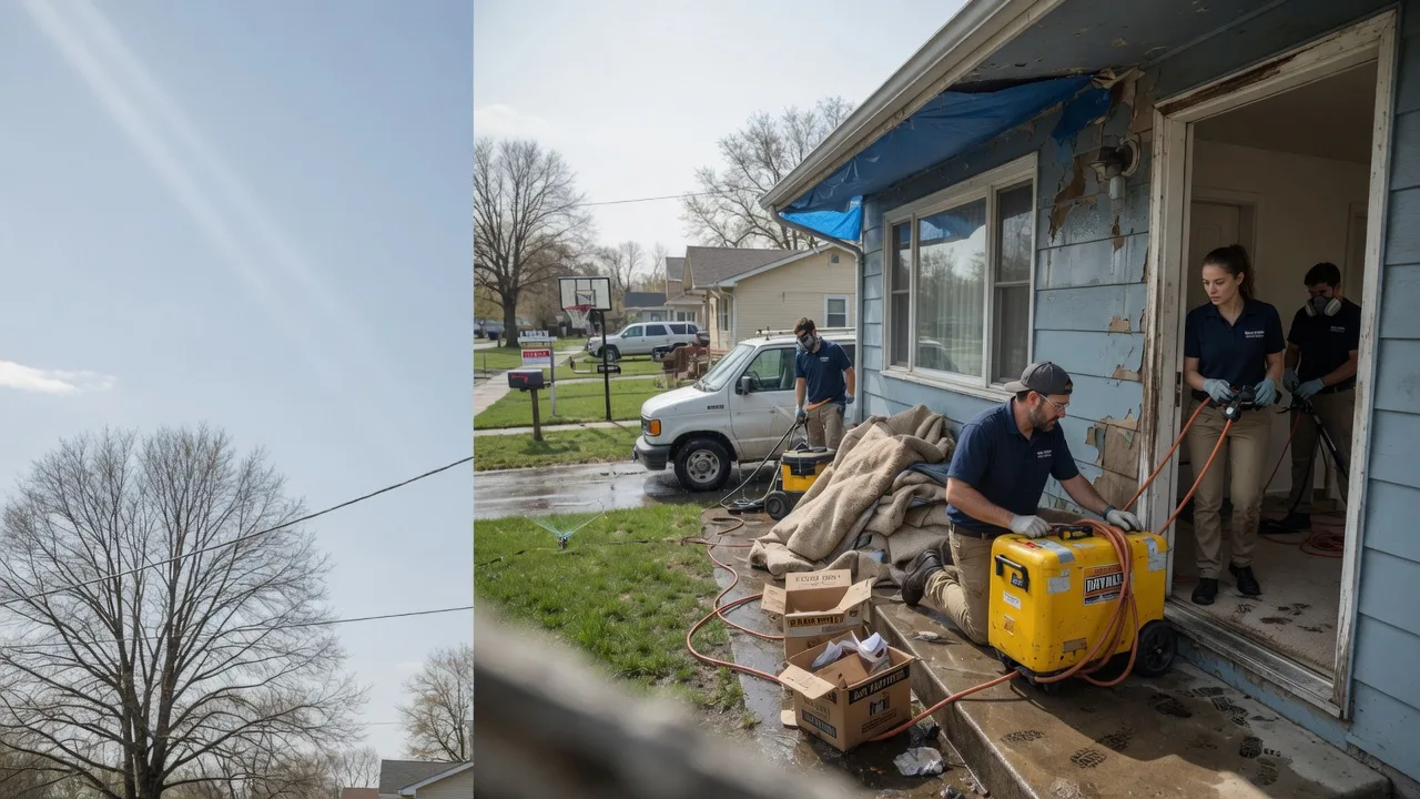 Basement Flood Cleanup in Melrose Park, IL near me